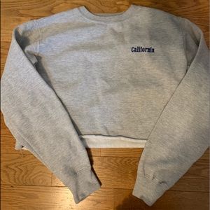 brandy Melville cropped sweatshirt